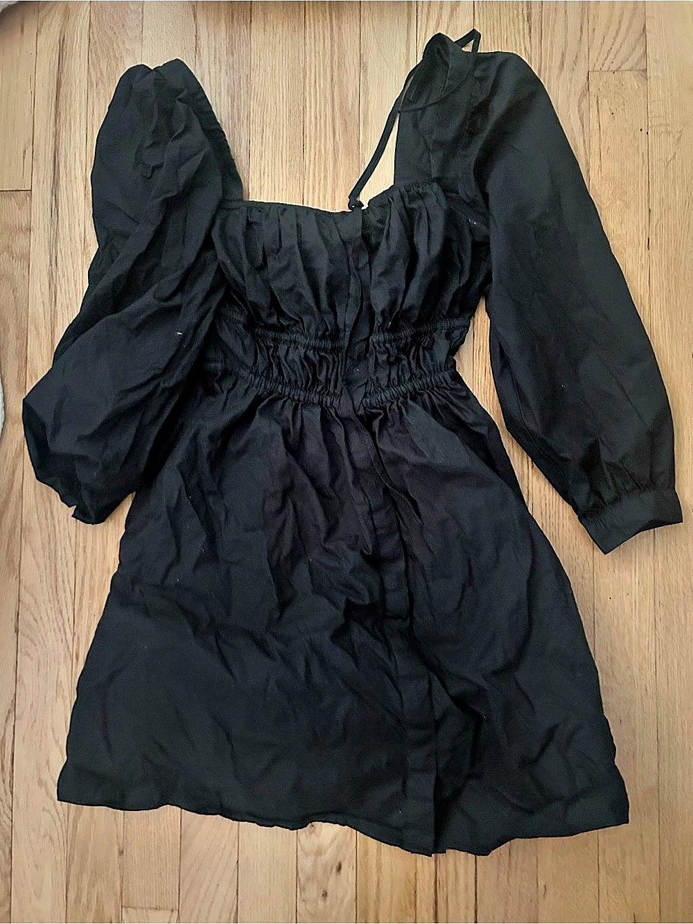 J.Crew Black Long Sleeve Mini Dress Like New